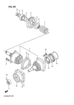 Secondary drive gear