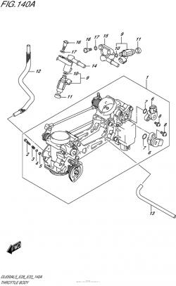 Throttle Body (Dl650Al5 E28)