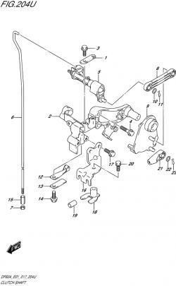 Clutch shaft