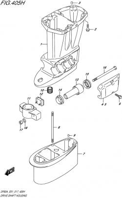 Drive shaft housing