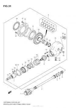 Propeller Shaft/final Drive Gear (Vzr1800 L2 E03)