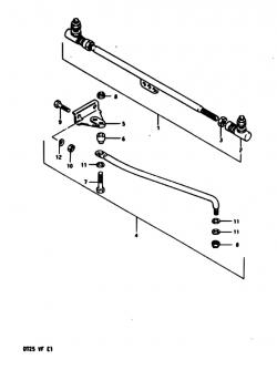 Optional : tie-rod / extension bar