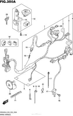 WIRING HARNESS (DR200SEL3 E03)