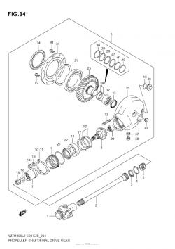 Propeller Shaft/final Drive Gear (Vzr1800Z L2 E03)