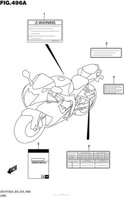 Label (Gsx-R750L6 E03)