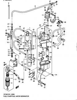 Fuel pump / fuel vapor separator