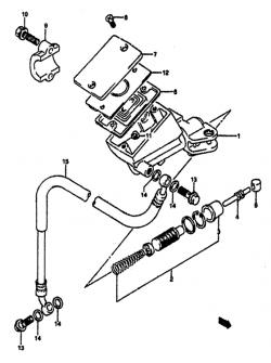 Clutch master cylinder (e18,e39e