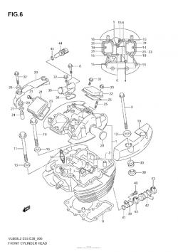 Front Cylinder Head (Vl800C  E28)