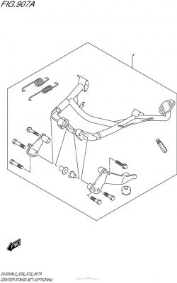 CENTER STAND SET (OPTIONAL)