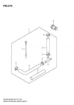 Water pressure gauge sub kit