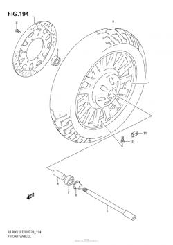 Front Wheel (Vl800C  E03)