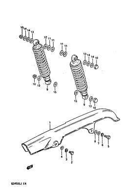 CHAIN CASE - SHOCK ABSORBER