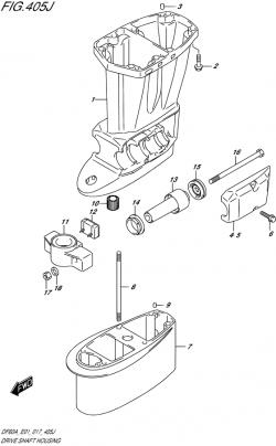 Drive shaft housing