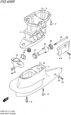 Drive shaft housing