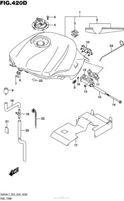 Fuel Tank (Ysf,yvz,yww)  (Sv650L7 E33)