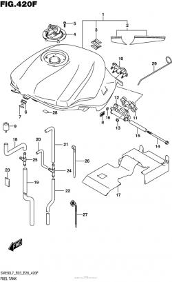 Fuel Tank (Ysf,yvz,yww)  (Sv650Al7 E28)