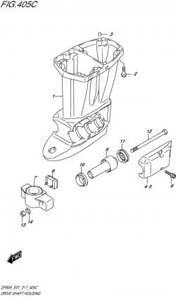 Drive shaft housing