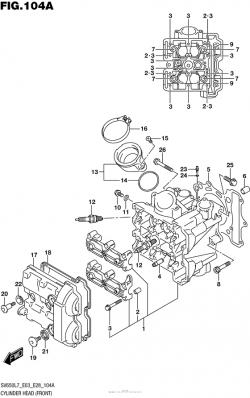 CYLINDER HEAD (FRONT)