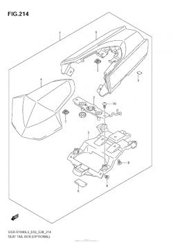 Seat Tail Box (Optional) (Gsx-R1000L3 E33)
