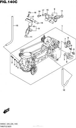 Throttle Body (Sv650Al7 E28)