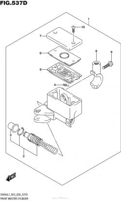 Front Master Cylinder (Sv650Al7 E33)