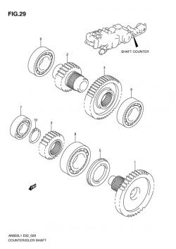 Shaft counter/idler