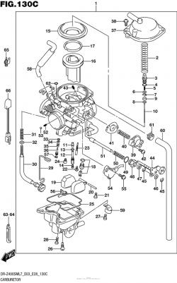 Carburetor (Dr-Z400Sml7 E33)