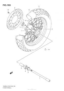 Front Wheel (Vl800  E33)