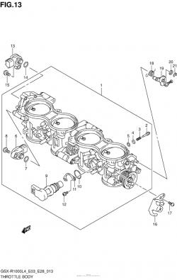 Throttle Body (Gsx-R1000L4 E28)