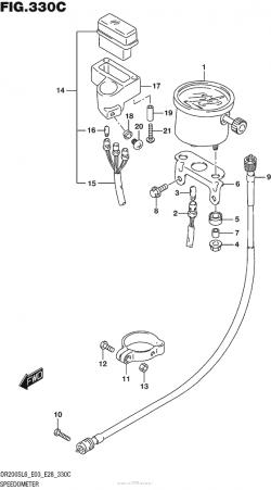 Speedometer (Dr200Sl6 E33)