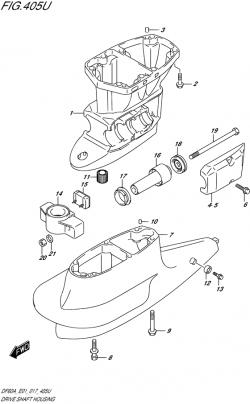 Drive shaft housing