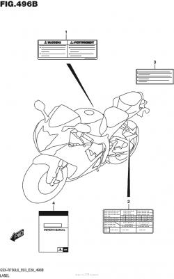 Label (Gsx-R750L6 E28)