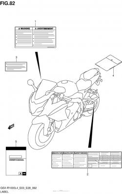 Label (Gsx-R1000L4 E28)