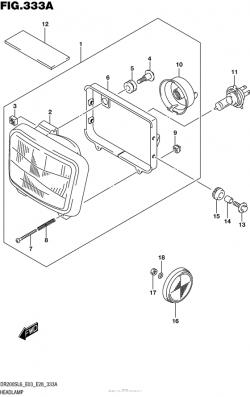 Headlamp (Dr200Sl6 E03)