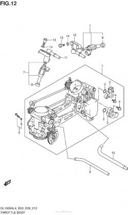 Throttle Body (Dl1000Al4 E28)