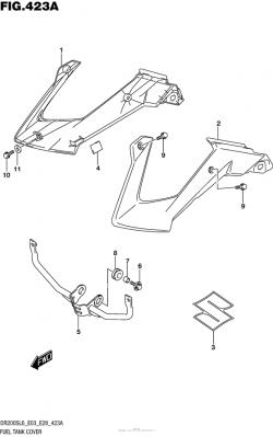 FUEL TANK COVER