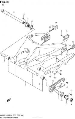 REAR SWINGING ARM