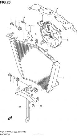 Radiator (Gsx-R1000L4 E28)