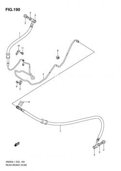 REAR BRAKE HOSE