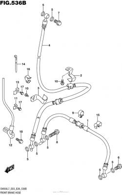 Front Brake Hose (Sv650L7 E33)