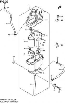Fuel vapor separator