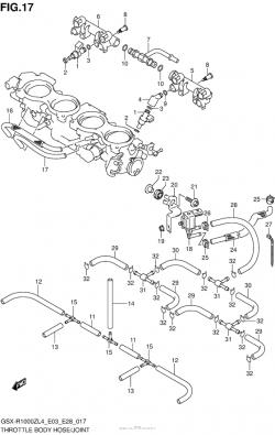 Throttle Body Hose/joint (Gsx-R1000Zl4 E33)