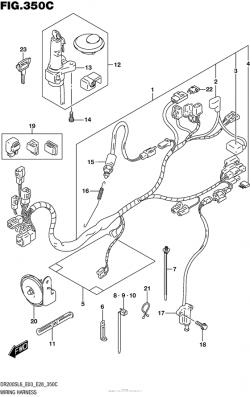 WIRING HARNESS (DR200SEL3 E33)