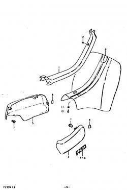 Frame cover - leg shield