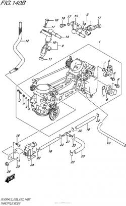 Throttle Body (Dl650Al5 E33)