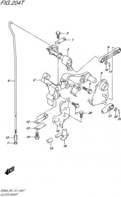 Clutch shaft