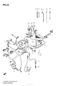 WIRING HARNESS (VL1500BTL3 E28)