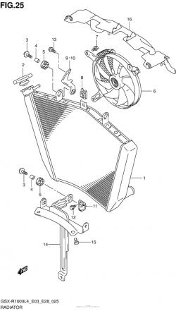 Radiator (Gsx-R1000L4 E03)