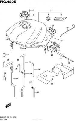 Fuel Tank (Ykv)  (Sv650Al7 E28)