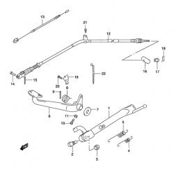 STAND - REAR BRAKE